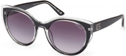 Lunettes de soleil - Guess - GU7909 - 05B  BLACK CRYSTAL // GREY GRADIENT