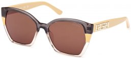 Gafas de Sol - Guess - GU7912 - 41E  GREY YELLOW CRYSTAL // BROWN