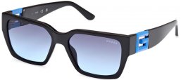 Sunglasses - Guess - GU7916 - 92W  SHINY BLACK BLUE // BLUE GRADIENT