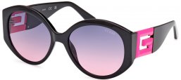 Sunglasses - Guess - GU7917 - 74T  SHINY BLACK FUCHSIA // BURGUNDY GRADIENT