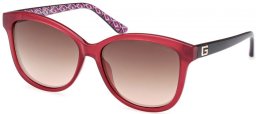 Lunettes de soleil - Guess - GU7920 - 69G  SHINY BURGUNDY // BROWN GRADIENT