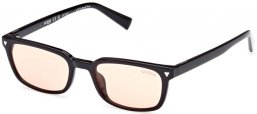 Sunglasses - Guess - GU8284 - 01E  SHINY BLACK // LIGHT BROWN