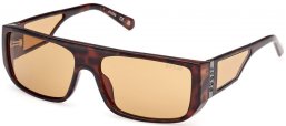 Sunglasses - Guess - GU00136 - 52E  DARK HAVANA // LIGHT BROWN