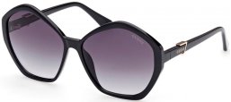 Sunglasses - Guess - GU7813 - 01B  SHINY BLACK // GREY GRADIENT