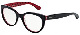 Monturas - Dolce & Gabbana - DG3201 POIS - 2871 BLACK POIS BLACK RED