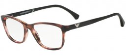 Lunettes de vue - Emporio Armani - EA3099 - 5553 ACQUERELLO ANTIQUE PINK