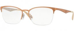 Lunettes de vue - Ray-Ban® - RX6345 - 2920 SILVER TOP LIGHT BROWN