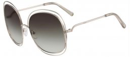 Sunglasses - Chloé - CE126S CARLINA - 733 GOLD // GREEN GRADIENT