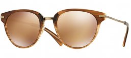 Lunettes de soleil - Paul Smith - PM8253S JARON - 15387T BEECHWOOD BRUSHED GOLD // PEACH GOLD MIRROR