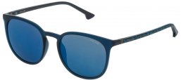 Gafas de Sol - Police - SPL343 JUNGLE 2 - U58B BLACK BLUE // GREY MIRROR BLUE