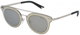 Gafas de Sol - Police - SPL349 HALO 2 - 579K SILVER // GREY MIRROR SILVER