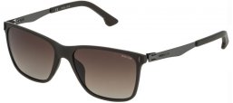 Gafas de Sol - Police - SPL365 FLOW 2 - 94CP SEMI MATTE BROWN // BROWN GRADIENT POLARIZED