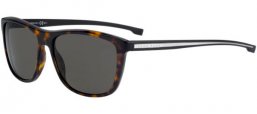 Lunettes de soleil - BOSS Hugo Boss - BOSS 0874/S - P0I (NR) DARK HAVANA CRYSTAL // BROWN GREY