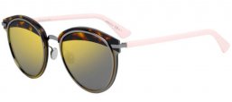 Sunglasses - Dior - DIOROFFSET1 - 01K (83) HAVANA LIGHT PINK // BROWN GOLD MIRROR ANTIREFLECTION MULTILAYER