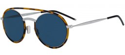 Sunglasses - Dior Homme - DIORSYNTHESIS01 - EPZ (A9) YELLOW RED HAVANA // BLUE GREY ANTIREFLECTION