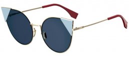 Gafas de Sol - Fendi - FF 0190/S - 000 (A9) ROSE GOLD // BLUE GREY ANTIREFLECTION