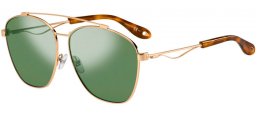 Sunglasses - Givenchy - GV 7049/S - DDB (EL) GOLD COPPER // GREEN MIRROR