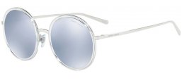 Gafas de Sol - Giorgio Armani - AR6052 - 30156J SILVER CRYSTAL // BLUE MIRROR WHITE