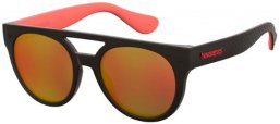 Sunglasses - Havaianas - BUZIOS - U4Q (UW) BLACK GREY CORAL // ORANGE MULTILAYER FLASH