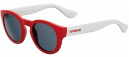 Sunglasses - Havaianas - TRANCOSO/M - QT5 (9A) RED WHITE // BLUE