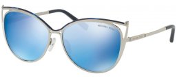 Lunettes de soleil - Michael Kors - MK1020 INA - 116755 NAVY SILVER TONE // NAVY MIRROR