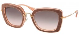 Gafas de Sol - Miu Miu - SMU 07OS - OAO1E2 ANTIQUE PINK BROWN // GREY GRADIENT