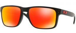 Sunglasses - Oakley - HOLBROOK XL OO9417 - 9417-04 MATTE BLACK // PRIZM RUBY