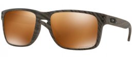 Sunglasses - Oakley - HOLBROOK XL OO9417 - 9417-06 WOODGRAIN // PRIZM TUNGSTEN POLARIZED