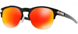 Sunglasses - Oakley - LATCH KEY OO9394 - 9394-04 POLISHED BLACK INK // PRIZM RUBY