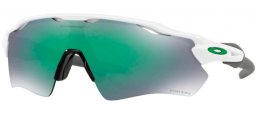 Sunglasses - Oakley - RADAR EV PATH OO9208 - 9208-71 POLISHED WHITE // PRIZM JADE