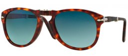 Sunglasses - Persol - PO0714 FOLDING - 24/S3 HAVANA // BLUE GRADIENT POLARIZED