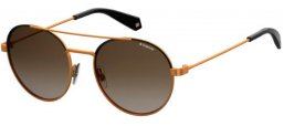 Gafas de Sol - Polaroid - PLD 6056/S - YYC (LA) BLACK GOLD BRONZE // BROWN GRADIENT POLARIZED