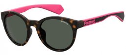 Sunglasses - Polaroid - PLD 6063/G/S - C4B (M9) HAVANA FUCHSIA // GREY POLARIZED