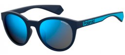 Lunettes de soleil - Polaroid - PLD 6063/G/S - PJP (5X) BLUE // BLUE MIRROR POLARIZED