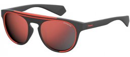 Gafas de Sol - Polaroid - PLD 6064/G/S - 268 (OZ) GREY RED // RED MIRROR POLARIZED