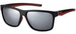 Sunglasses - Polaroid - PLD 7014/S - OIT (EX) BLACK RED // GREY SILVER FLASH POLARIZED