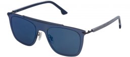 Gafas de Sol - Police - SPL581 DROP 1 - 627B TRANSPARENT BLUE // GREY MIRROR BLUE