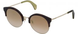 Gafas de Sol - Police - SPL615 SIREN 1 - 300G HAVANA GOLD // BROWN GRADIENT MIRROR GOLD