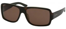 Sunglasses - Prada - SPR 06LS - 5AY8C1 TORTOISE GREEN // BROWN