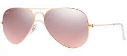 Lunettes de soleil - Ray-Ban® - Ray-Ban® RB3025 AVIATOR LARGE METAL - 001/3E GOLD // CRYSTAL BROWN PINK SILVER MIRROR