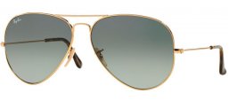 Sunglasses - Ray-Ban® - Ray-Ban® RB3025 AVIATOR LARGE METAL - 181/71 GOLD // LIGHT GREY GRADIENT DARK GREY