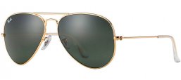 Lunettes de soleil - Ray-Ban® - Ray-Ban® RB3025 AVIATOR LARGE METAL - L0205 GOLD // CRYSTAL GREY GREEN