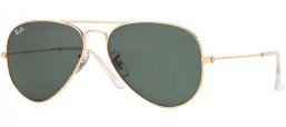 Gafas de Sol - Ray-Ban® - Ray-Ban® RB3025 AVIATOR LARGE METAL - W3234 GOLD // GREY GREEN