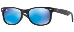 Gafas Junior - Ray-Ban® Junior Collection - RJ9052S - 100S55 MATTE BLACK // BLUE MIRROR