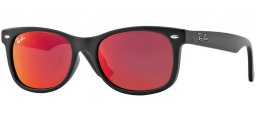 Lunettes Junior - Ray-Ban® Junior Collection - RJ9052S - 100S6Q MATTE BLACK // RED MULTILAYER