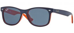 Lunettes Junior - Ray-Ban® Junior Collection - RJ9052S - 178/80 TOP BLUE ON ORANGE // BLUE