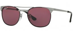 Lunettes Junior - Ray-Ban® Junior Collection - RJ9540S - 259/5Q GUNMETAL TOP BLACK // RED POLARIZED