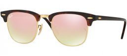 Lunettes de soleil - Ray-Ban® - Ray-Ban® RB3016 CLUBMASTER - 990/7O SHINY RED HAVANA // COPPER FLASH GRADIENT