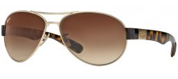 Lunettes de soleil - Ray-Ban® - Ray-Ban® RB3509 - 001/13 ARISTA // BROWN GRADIENT