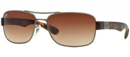 Sunglasses - Ray-Ban® - Ray-Ban® RB3522 - 029/13 GUNMETAL MATTE // BROWN GRADIENT